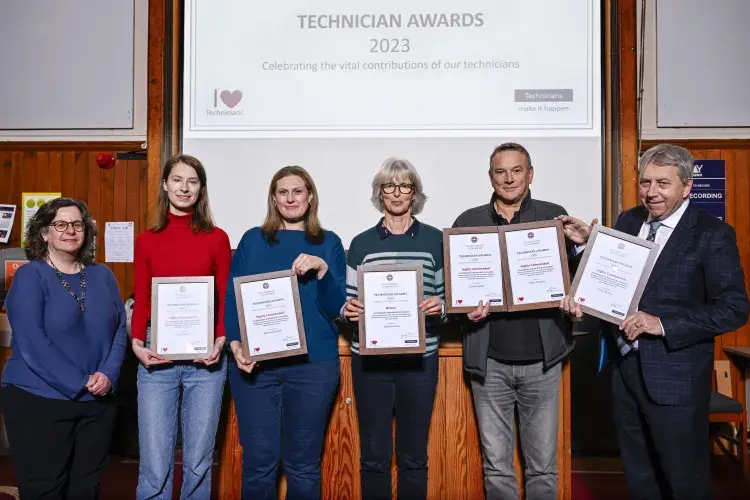 the shortlisted nominees and winner of the award for contributions to research and innovation